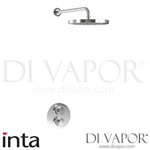 Inta EZ40013AW Enzo Thermostatic Concealed Shower with Overhead Soaker - Applewhite - Spare Parts