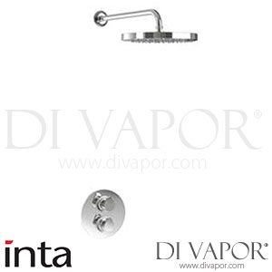 Inta EZ40013CP Enzo Thermostatic Concealed Shower with Overhead Soaker Spare Parts
