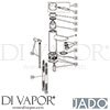 Jado F1271AA Mixer Spare Tech Diagram