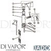 Jado F1284AA Spare Tech Diagram