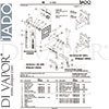 Jado F1335AA Mixer Spare Tech Diagram