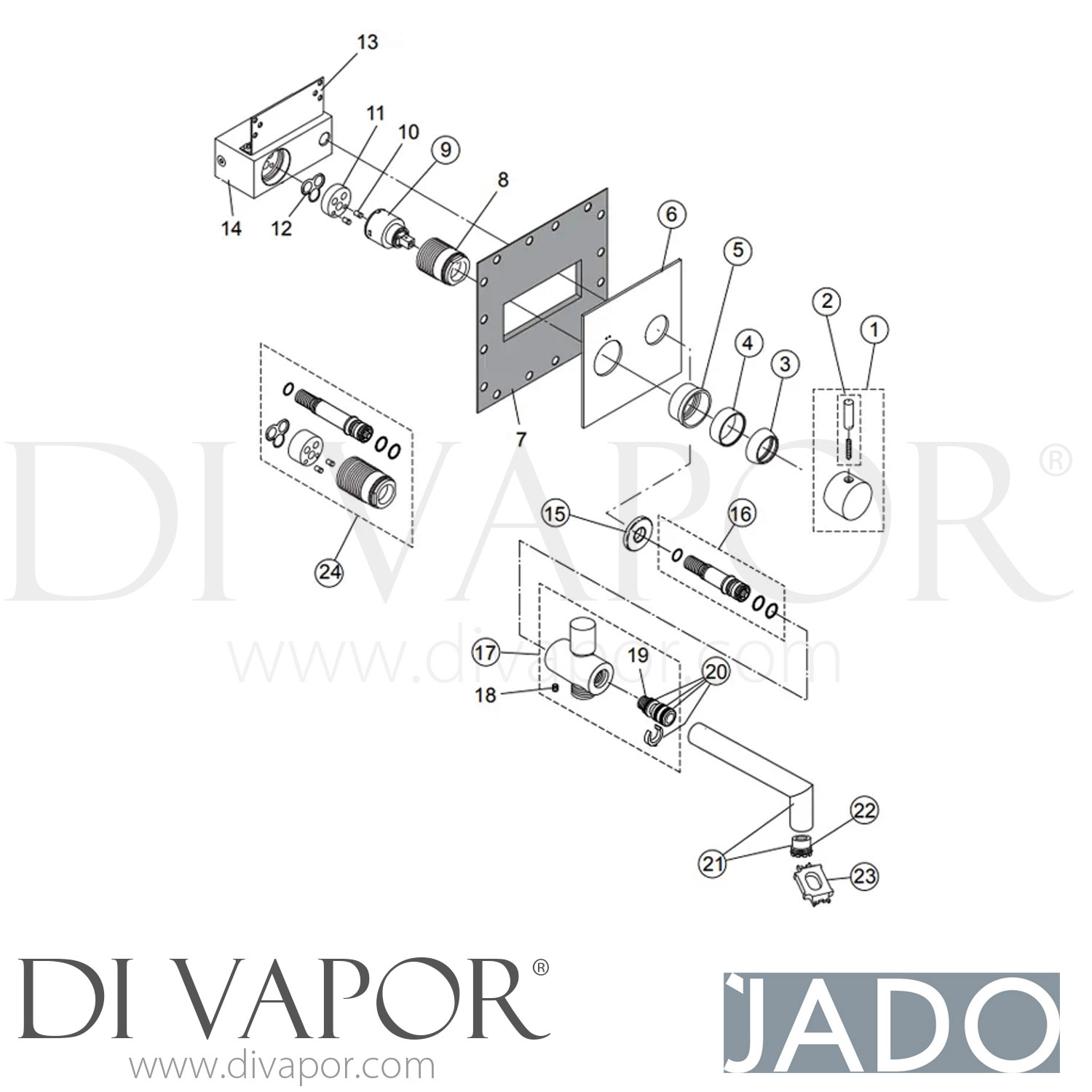 Jado Shower Cartridge Replacement at Patrick Dailey blog