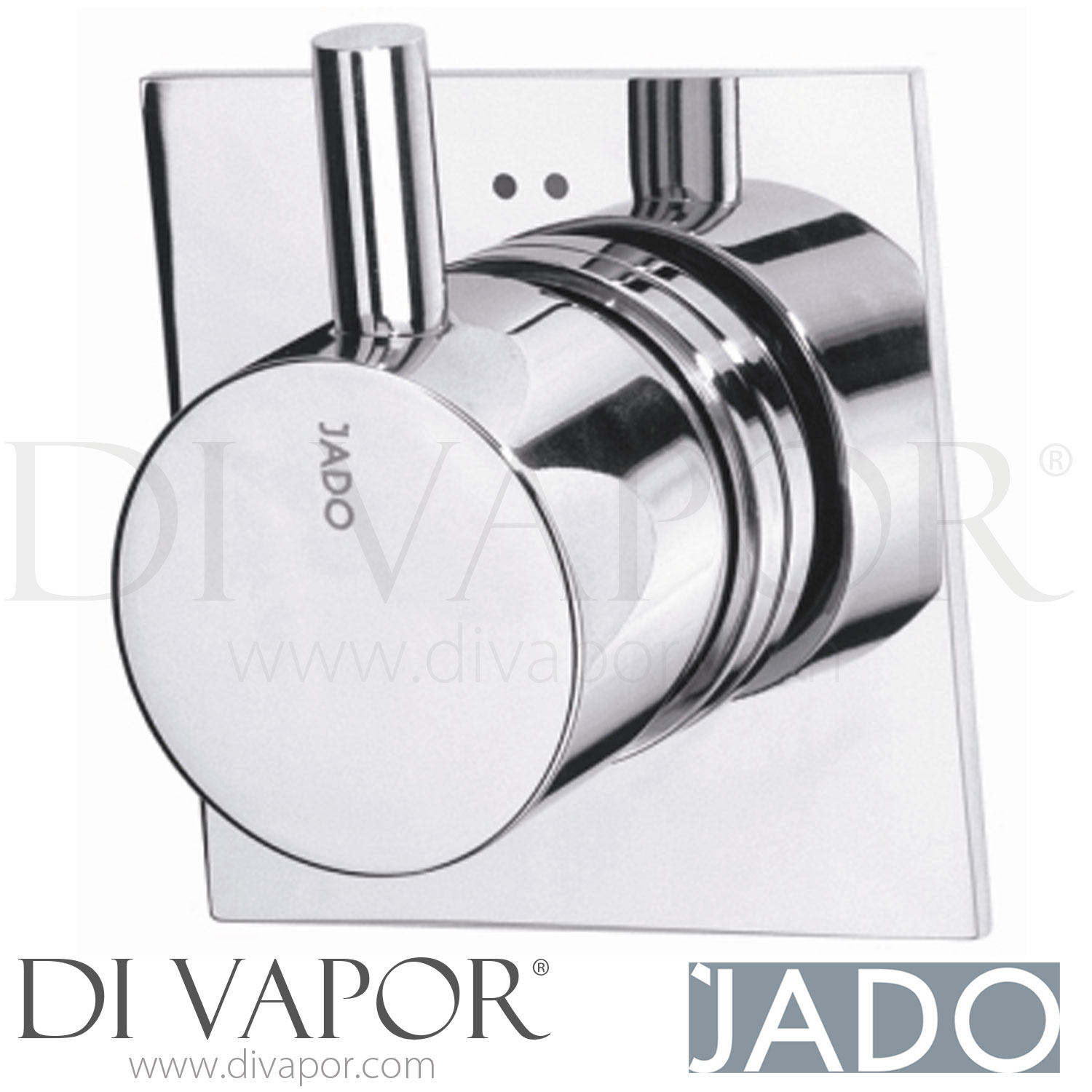 Jado F1343AA Geometry A6 Single Lever BuiltIn Shower Mixer with