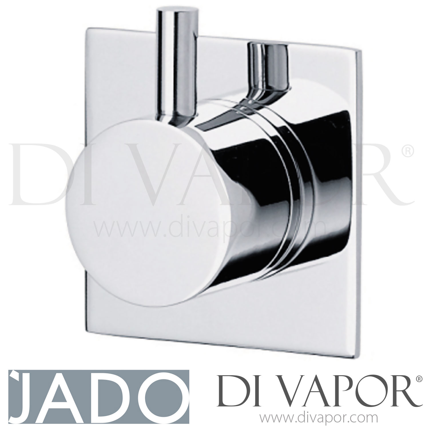 Jado F1344AA Geometry A6 Built In Two Way Diverter with Long Pin Spare