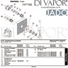 Jado Geometry A6 Built In 2Way Diverter Long Pin Spares