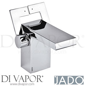 Jado F1447AA Cubic Dual Control One Taphole Basin Mixer with Pop-Up Waste Spare Parts