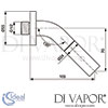 Ideal Standard Idealstream Pillar Tap Tubular Spout J105 Dimensions