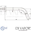 Ideal Standard Idealstream Pillar Tap Tubular Spout J236 Dimensions