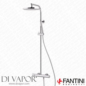 Fantini Lam? Wall-Mounted Thermostatic Shower Panel with Overhead Shower Spare Parts