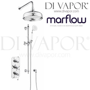 Marflow FER7700K6 Ferrada Concealed Thermostatic Shower Valve with Shower Kit Spare Parts