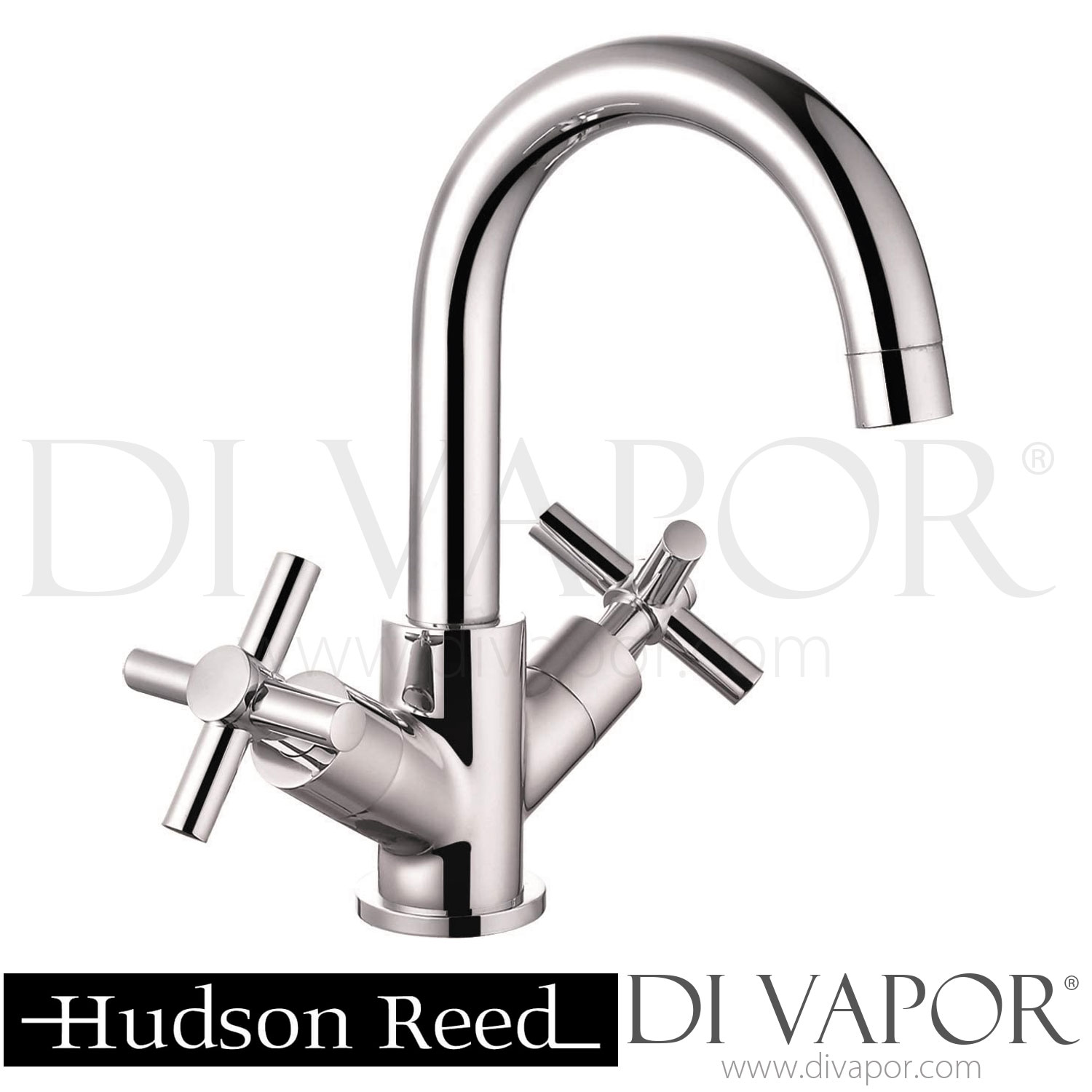 Hudson Reed / Ultra FJ305 Series 1 Mini Mono Basin Mixer With Swivel