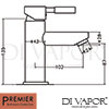 Premier FJ318 Basin Mixer Diagram