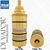 Brass Screw in Thermostatic Cartridge M8-07 (Flat Bottom Version)