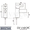 Bristan FLT BAS C Mixer Spare Diagram