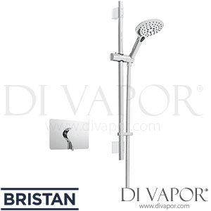 Bristan FLT SQSHCAR C Flute Thermostatic Recessed Shower Valve & Adjustable Riser Kit Spare Parts