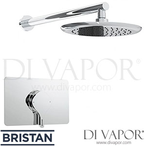 Bristan FLT SQSHCFH C Flute Thermostatic Concealed Shower With Fixed Head Pack Spare Parts