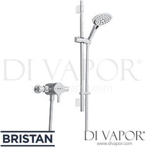Bristan FLT SQSHXAR C Flute Thermostatic Exposed Shower Valve & Adjustable Riser Kit Spare Parts
