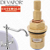Franke Cotswold Kitchen Tap - 03/2021 - Cold Cartridge with Collar (Stainless Steel) Compatible Spare - FR-1016