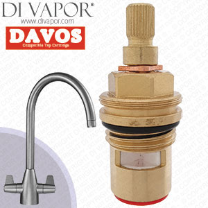 Franke 115.0049.940 Davos J Silk Steel Hot Compatible Tap Cartridge - FR-1202