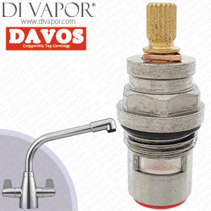 Franke Davos Silk Steel Kitchen Tap 115.0046.695 Hot Compatible Cartridge - FR-1222
