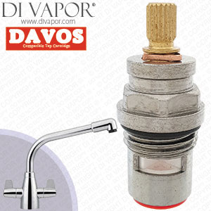 Franke Davos Chrome Kitchen Tap 115.0046.694 Hot Compatible Cartridge - FR-1232