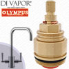 Franke 115.0051.545 Olympus U-Spout Silk Steel Hot Compatible Kitchen Tap Cartridge with Bush / Collar - FR-1307