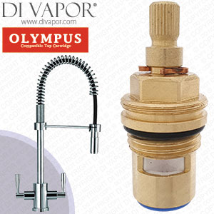 Franke 115.0184.404 Olympus Pull-Out Nozzle Chrome Kitchen Tap Cold Compatible Cartridge - FR-1331