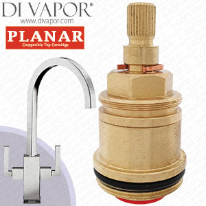 Franke 115.0050.000 Planar Silk Steel Hot Compatible Kitchen Tap Cartridge with Bush / Collar - FR-1367