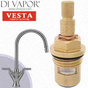 Franke 115.0311.217 Vesta Silk Steel Tap Cold Compatible Cartridge - FR-1391