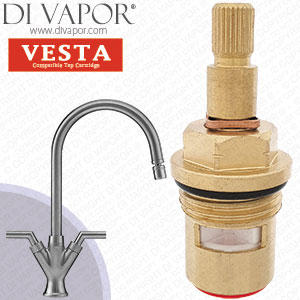 Franke 115.0311.217 Vesta Silk Steel Tap Hot Compatible Cartridge - FR-1392