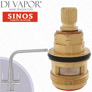 Franke 115.0277.028 Sinos Silk Steel Kitchen Tap Hot Compatible Cartridge - FR-1432