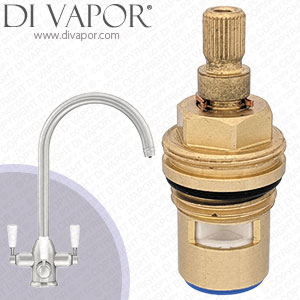 Franke Larino Filter Tap Silk Steel Front Filter Compatible Kitchen Tap Cartridge