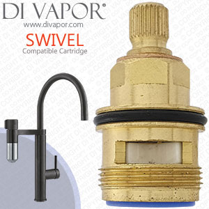 Franke Swivel Spout Nickel Optics Compatible Kitchen Top Brass Tap Cartridge Spare - FR-8853