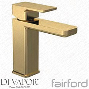 Fairford 14101031 Una 2 Brushed Brass Basin Mixer with Push Button Waste Spare Parts