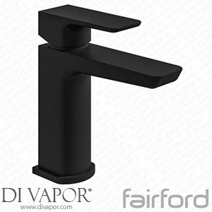 Fairford 14101038 Una Matt Black Basin Mixer with Push Button Waste Spare Parts