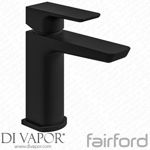 Fairford 14101039 Una Matt Black Mini Basin Mixer with Push Button Was Spare Parts