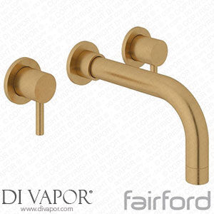 Fairford 14101083 Element 5 Brushed Brass Wall Mounted Basin Mixer Spare Parts