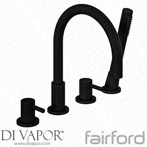 Fairford 14104022 Element Matt Black 4 Hole Bath Shower Mixer Spare Parts