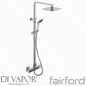 Fairford 14120706 Una Exposed Square Shower Kit Chrome Spare Parts