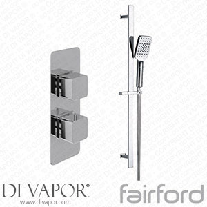 Fairford 14121020 Una Concealed Shower Kit with Slide Rail Kit Chrome Spare Parts