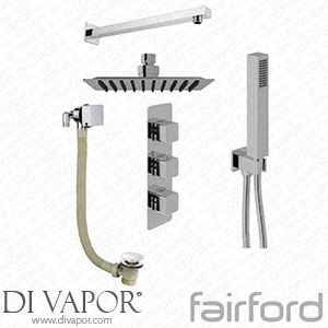 Fairford 14121028 Una Concealed Shower Kit Chrome Spare Parts