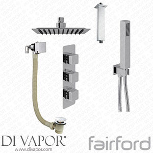Fairford 14121029 Una Concealed Shower Kit Chrome Spare Parts
