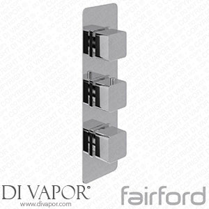 Fairford 14122102 Una Chrome Square Concealed Triple Shower Valve Spare Parts