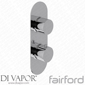 Fairford 14122106 Element Chrome Round Concealed Twin Shower Valve with Diverter Spare Parts