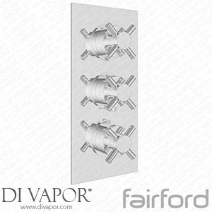 Fairford 14122113 Tahoe Chrome Concealed Triple Shower Valve with Diverter Spare Parts