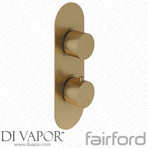 Fairford 14122165 Element Brushed Brass Round Concealed Twin Shower Valve Spare Parts