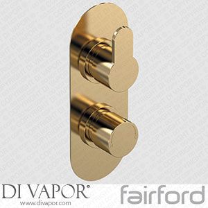 Fairford 14122730 Element 10 Brushed Brass Round Concealed Twin Shower Valve Spare Parts