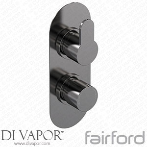 Fairford 14122735 Element 10 Brushed Gun Metal Round Concealed Twin Shower Valve Spare Parts