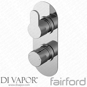 Fairford 14122746 Element 10 Chrome Round Concealed Twin Shower Valve with Diverter Spare Parts