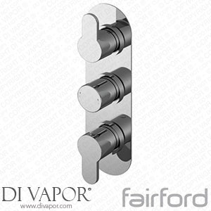 Fairford 14122748 Element 10 Chrome Round Concealed Triple Shower Valve with Diverter Spare Parts